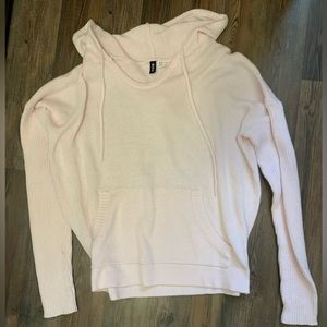 BDG Light Pink Sweater with Hood